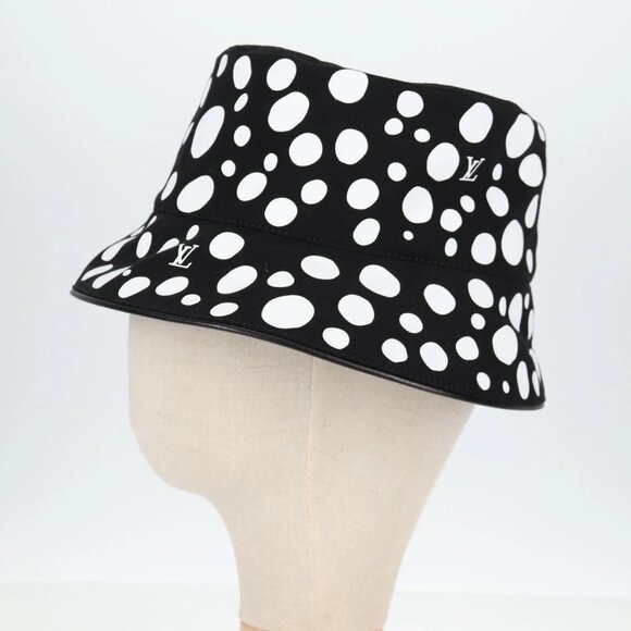 LOUIS VUITTON LVxYK Reversible Chapeau Infinity Hat Black M7072S Auth 138968A - Picture 3 of 12
